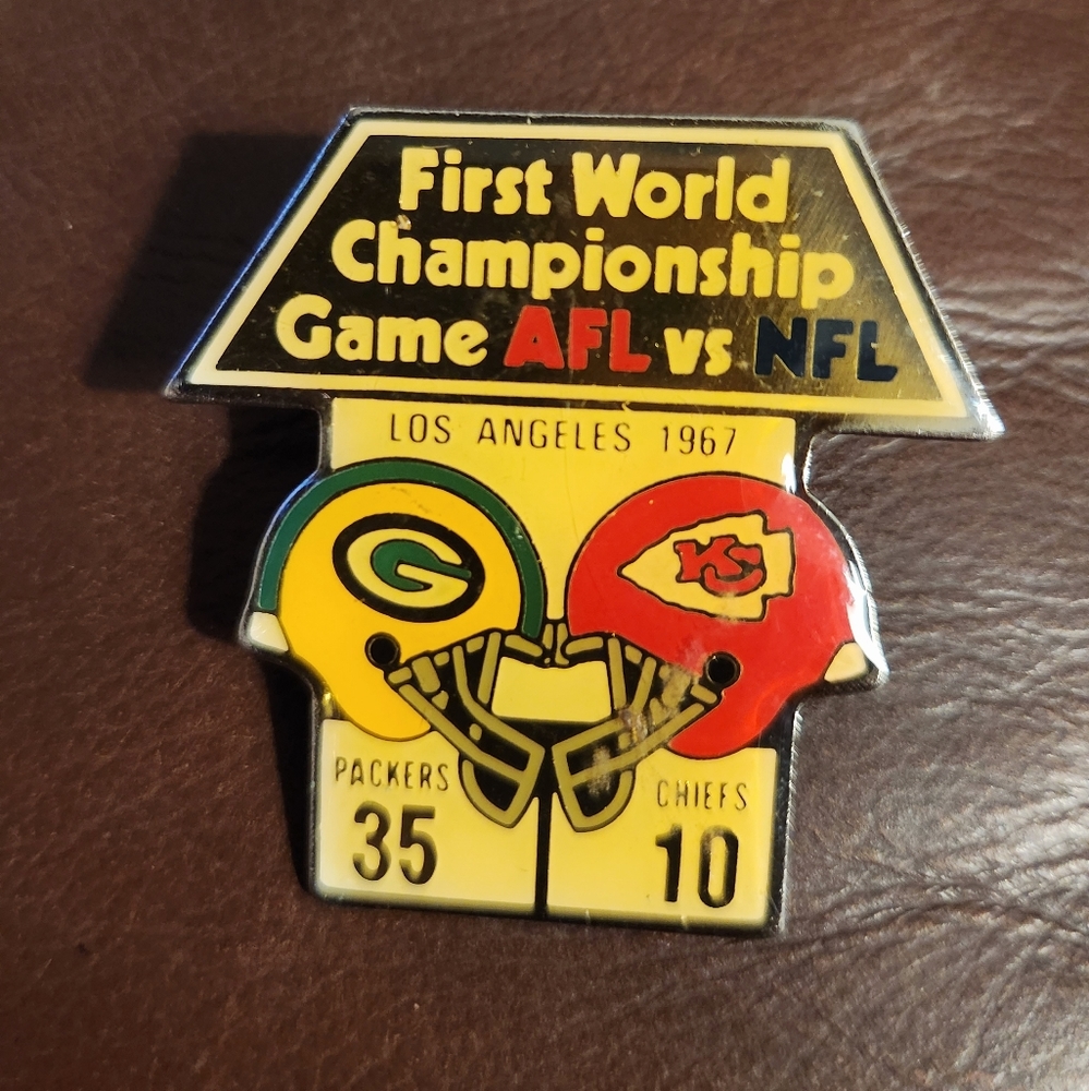 1967 AFL NFL First World Championship pin